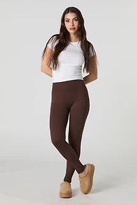 High Rise Seamless Ribbed Legging