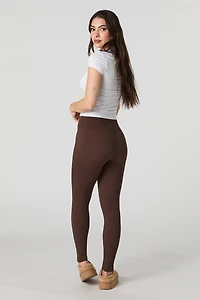 High Rise Seamless Ribbed Legging