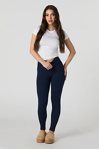 High Rise Seamless Ribbed Legging