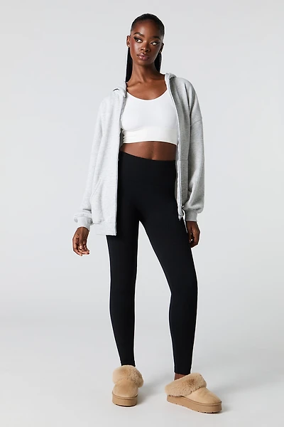 Ribbed High Rise Seamless Legging