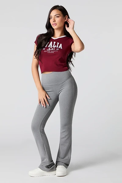 Legging doux évasé