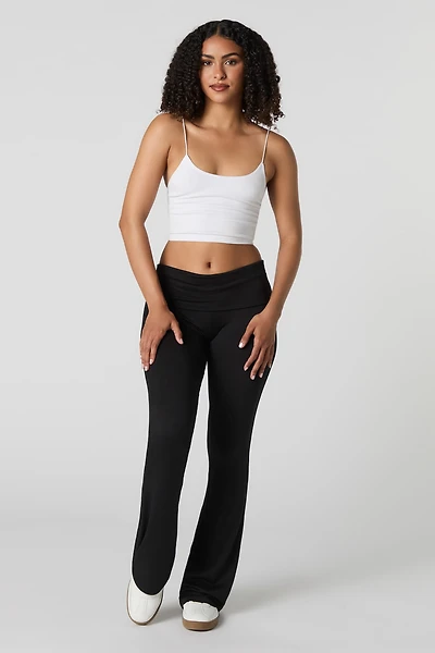 Foldover Flare Legging