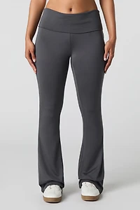 Legging évasé à taille repliée