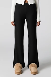 Ribbed Wide Leg Pant