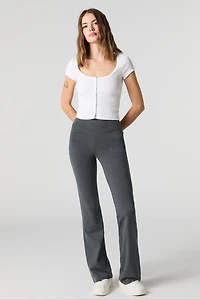 Pantalon évasé à taille large