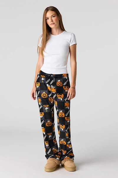 Peanuts Halloween Plush Pajama Pant