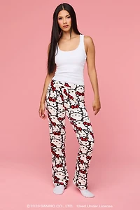 Pantalon de pyjama en peluche à imprimé Hello Kitty®