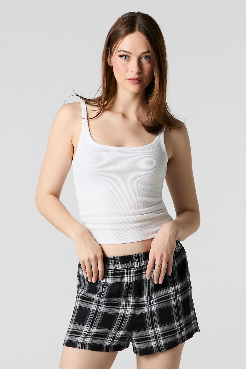 Printed Pajama Short