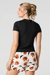Ensemble-pyjama 2 pièces t-shirt et short Halloween