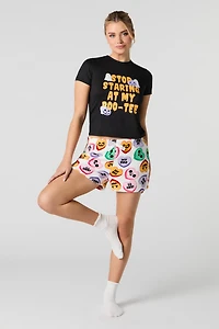 Ensemble-pyjama 2 pièces t-shirt et short Halloween