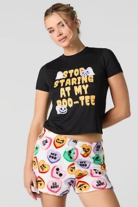 Ensemble-pyjama 2 pièces t-shirt et short Halloween
