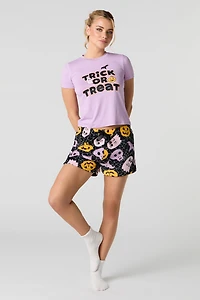 Ensemble-pyjama 2 pièces t-shirt et short Halloween