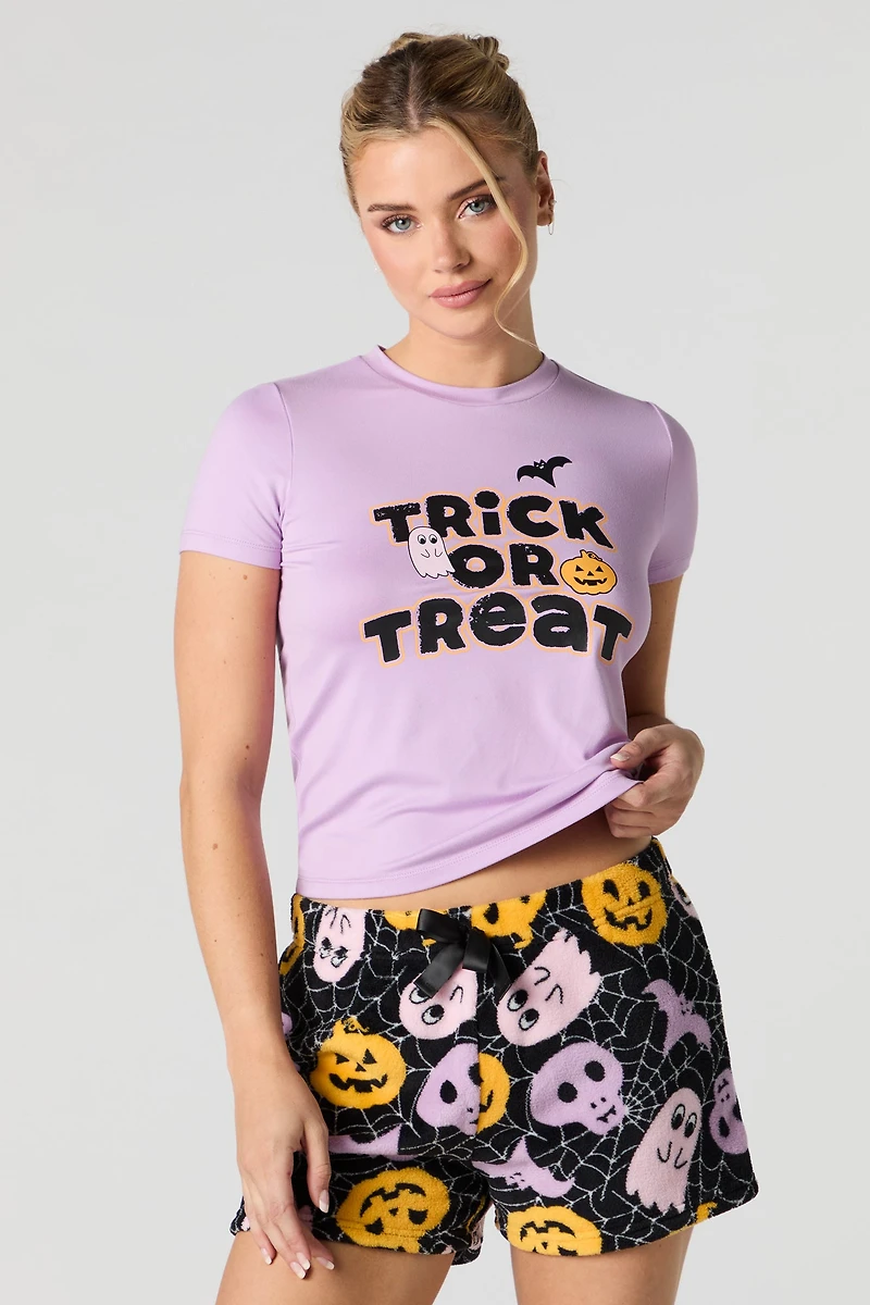 Ensemble-pyjama 2 pièces t-shirt et short Halloween