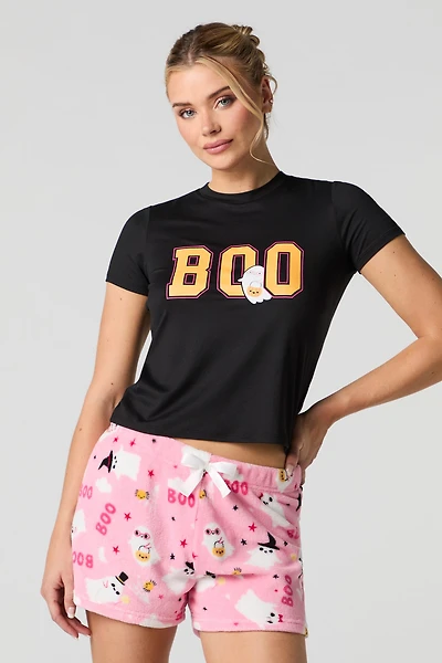 Ensemble-pyjama 2 pièces t-shirt et short Halloween