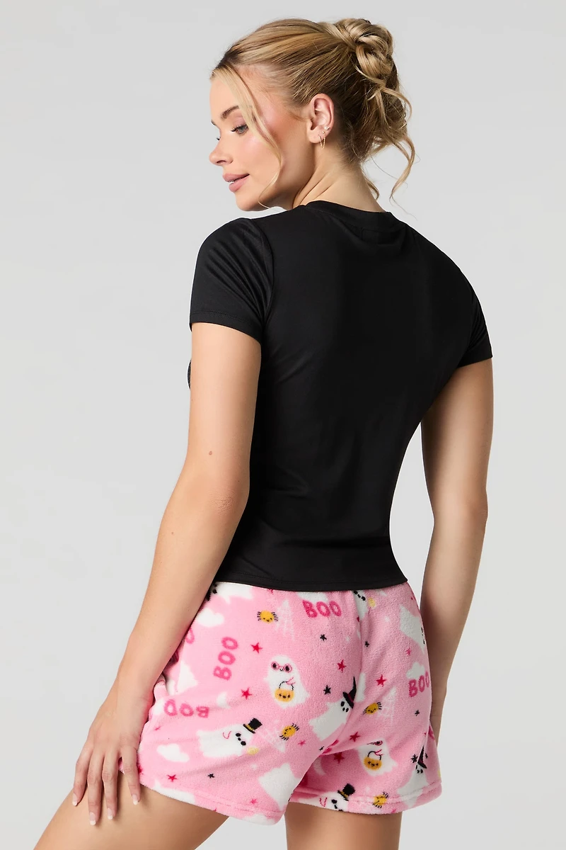 Ensemble-pyjama 2 pièces t-shirt et short Halloween