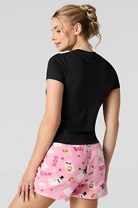 Ensemble-pyjama 2 pièces t-shirt et short Halloween