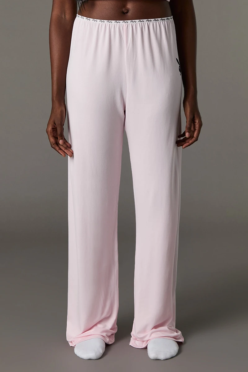 Ensemble pyjama avec camisole et pantalon à imprimé Playboy