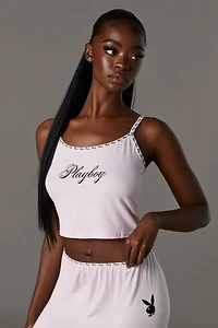 Ensemble pyjama avec camisole et pantalon à imprimé Playboy