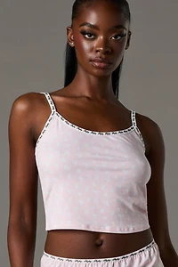Ensemble pyjama avec camisole et pantalon à imprimé Playboy