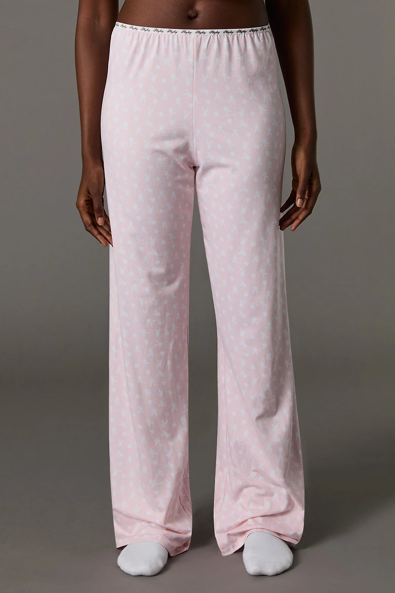 Ensemble pyjama avec camisole et pantalon à imprimé Playboy