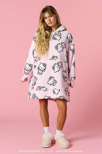 Hello Kitty® Plush Blanket Hoodie