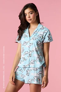 Cinnamoroll™ Button-Up Top & Short Pajama Set