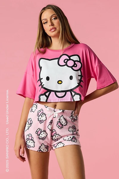 Hello Kitty® T-Shirt & Short Pajama Set