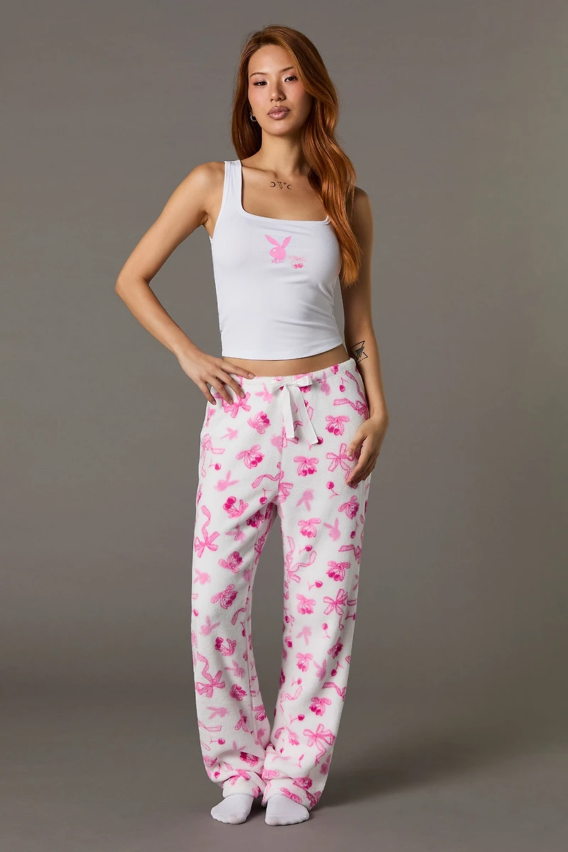 Pantalon de pyjama pelucheux Playboy