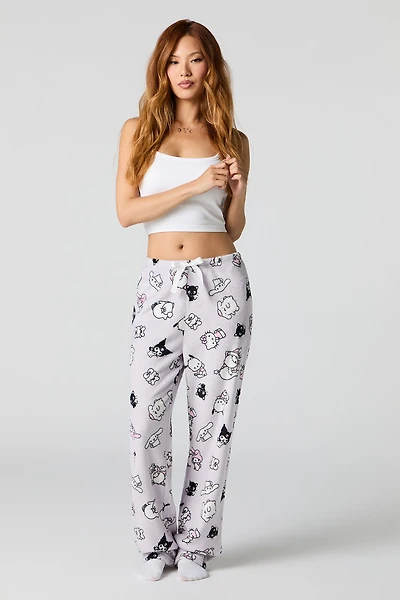 Pantalon de pyjama pelucheux Hello Kitty