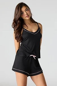 Soft V-Neck Tank & Short Pajama Set