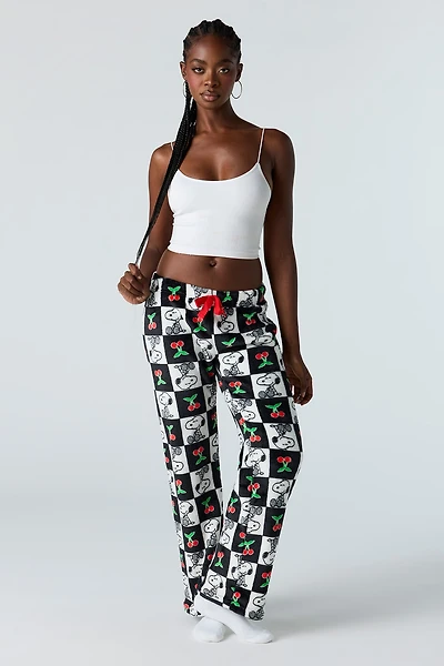 Pantalon de pyjama imprimé en peluche