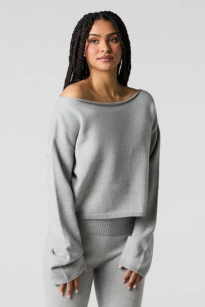 Off Shoulder Sweater