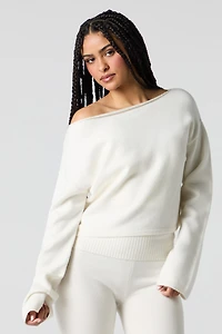 Off Shoulder Sweater