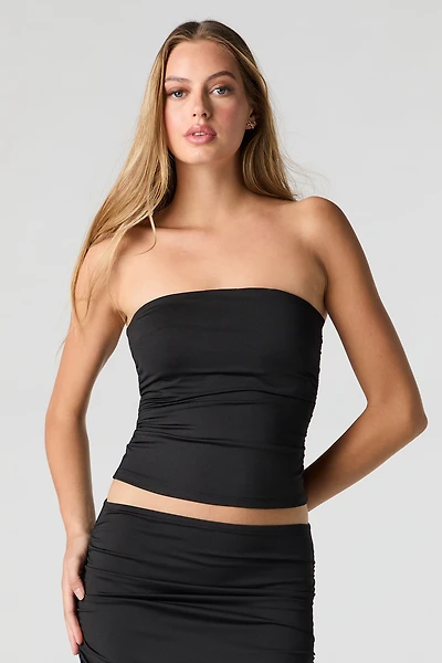 Contour Ruched Tube Top
