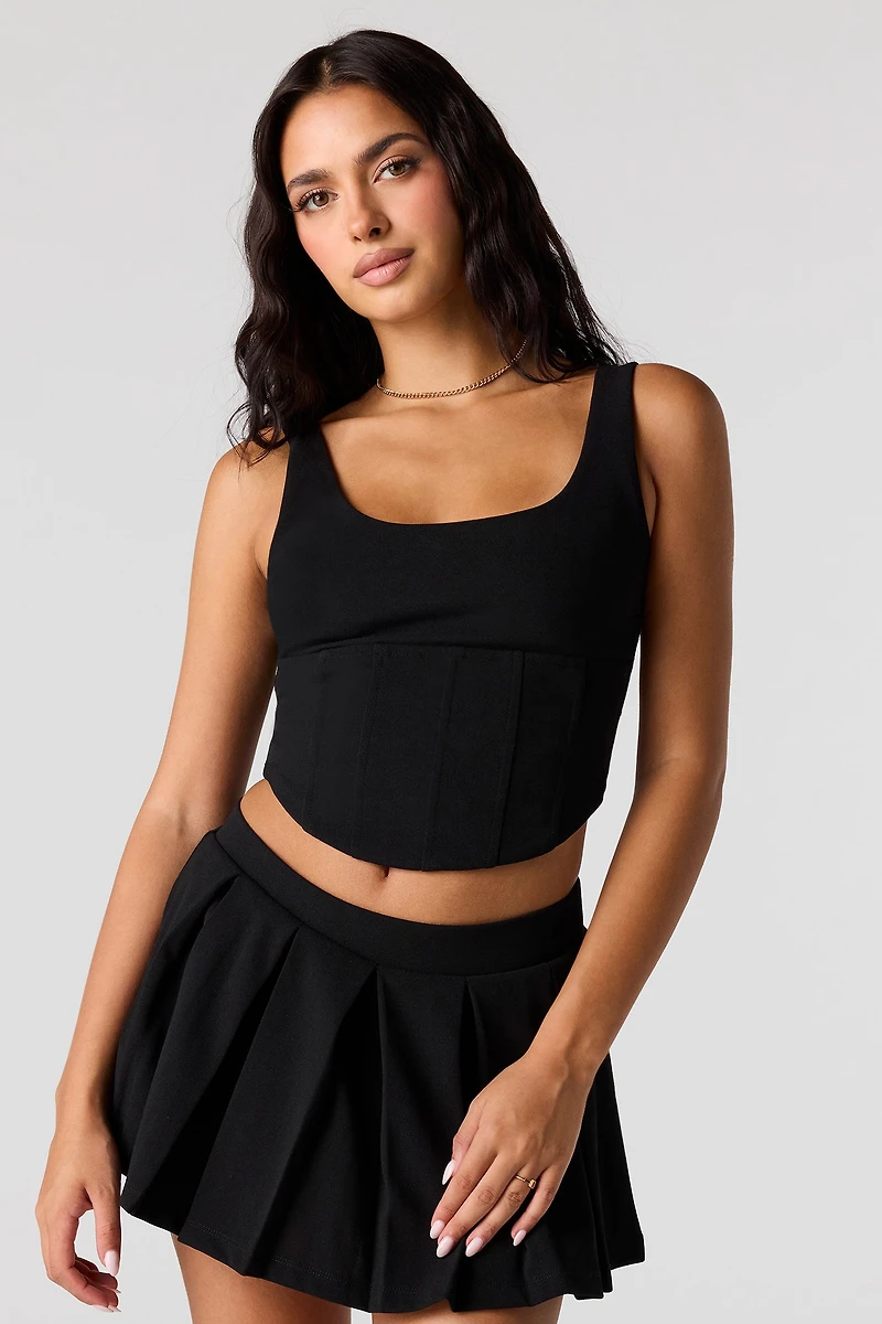 Cropped Corset Tank