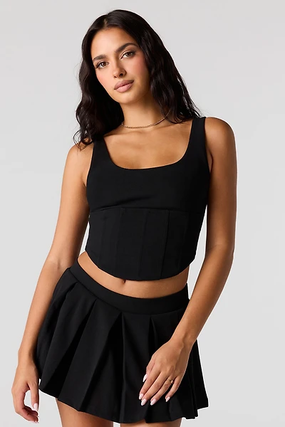 Cropped Corset Tank