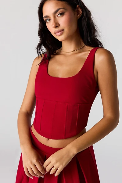 Cropped Corset Tank