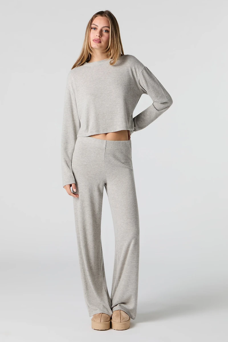 Wide Leg Knit Pant