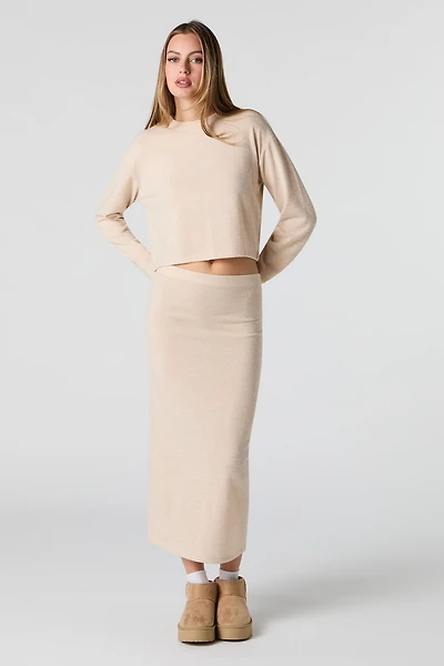 Jupe maxi en tricot