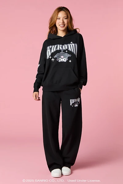 Kuromi™ Graphic Wide Leg Fleece Sweatpant