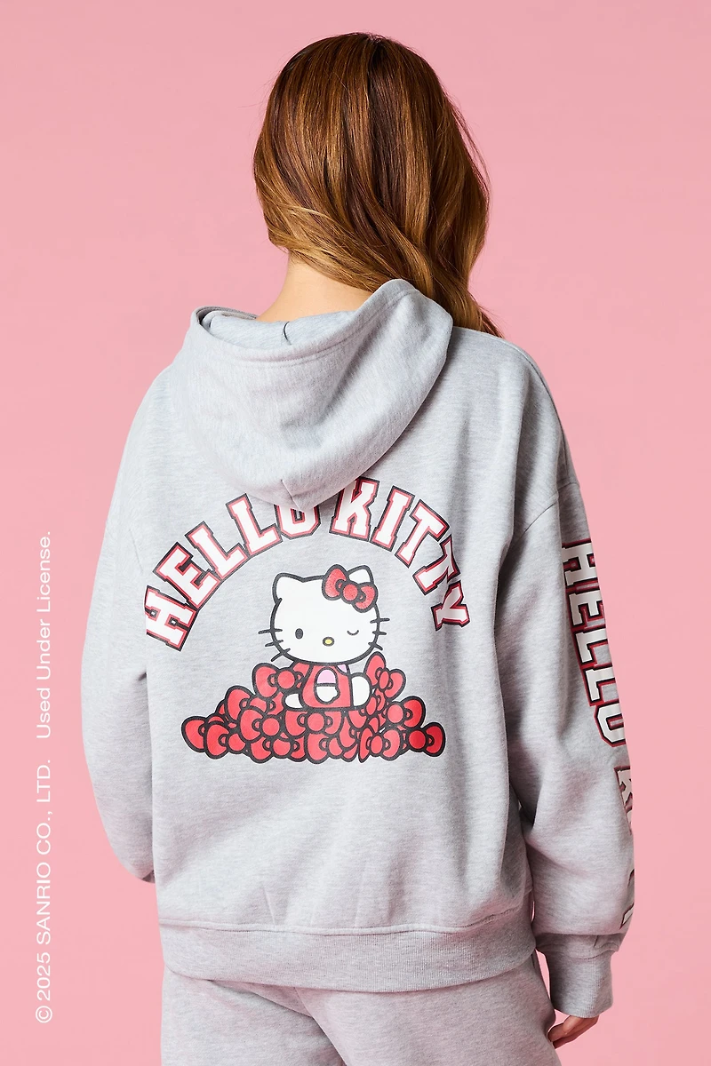 Hello Kitty® Bow Graphic Fleece Hoodie