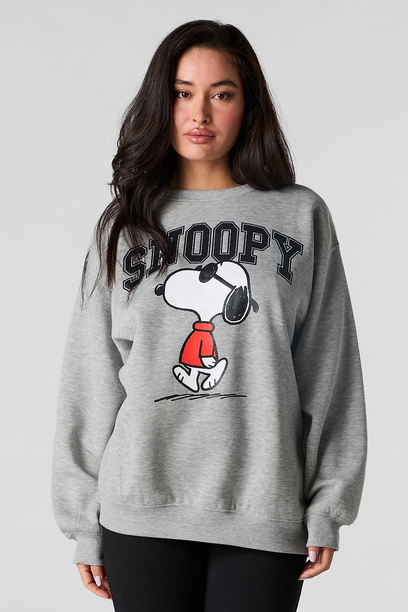 Chandail en molleton à imprimé Snoopy