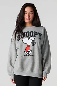 Chandail en molleton à imprimé Snoopy