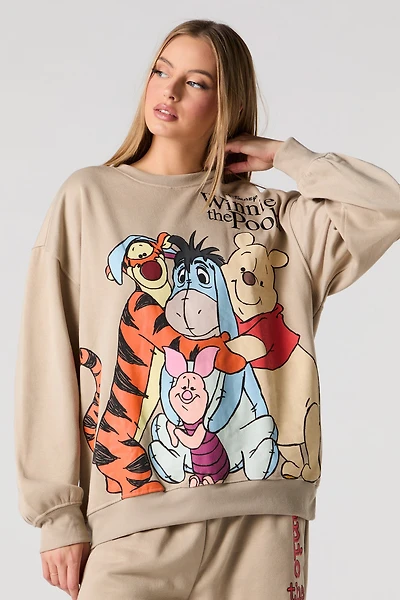 Winnie the Pooh Embroidered Fleece Sweatshirt