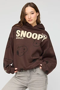 Peanuts Snoopy Graphic Fleece Hoodie