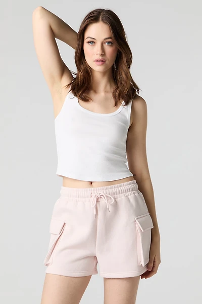 Short cargo en molleton