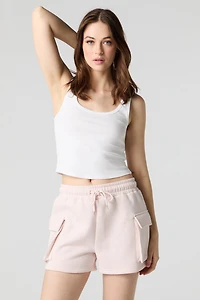 Short cargo en molleton