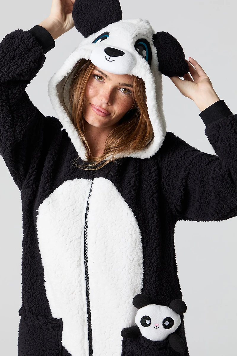 Combinaison en sherpa panda 3D