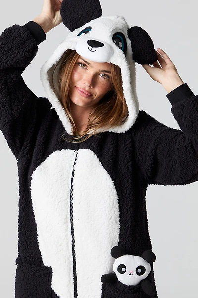 Combinaison en sherpa panda 3D