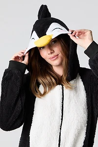 Combinaison en sherpa pingouin 3D